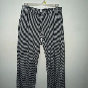 Hollister Navy and White Striped Sleepwear